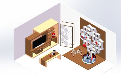家居饰品 房屋布局 设计模型套图下载 27.01 mb,rar格式 三维模型